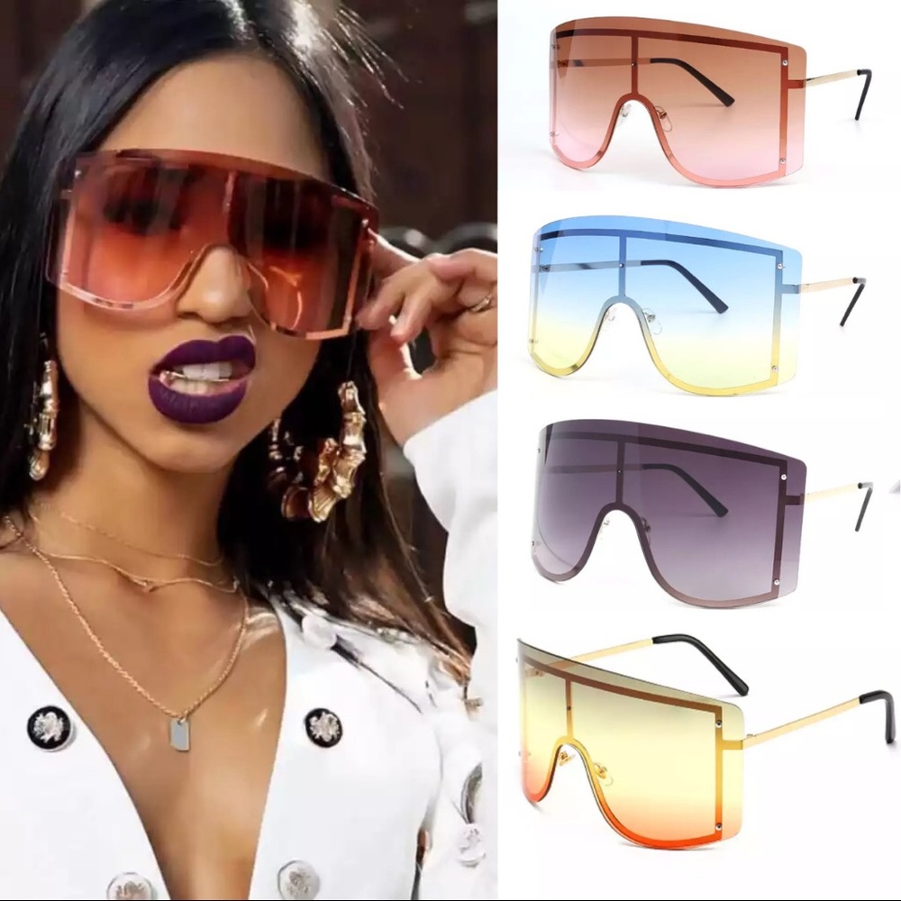 Oversized Gradient sunglasses - Picture 3 of 9